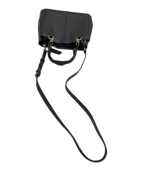 COACH（コーチ）COACH (コーチ) 2WAYバッグ ブラック×ゴールドの古着・服飾アイテム