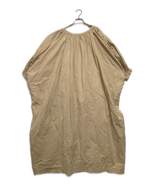 Curensology（カレンソロジー）Curensology (カレンソロジー) 半袖ワンピース ベージュ サイズ:freeの古着・服飾アイテム