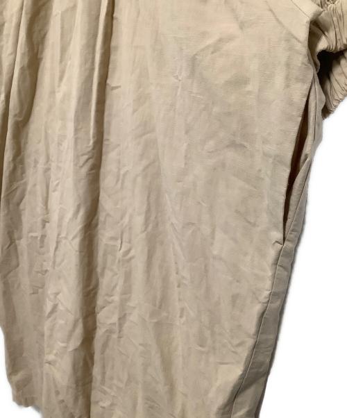 Curensology（カレンソロジー）Curensology (カレンソロジー) 半袖ワンピース ベージュ サイズ:freeの古着・服飾アイテム