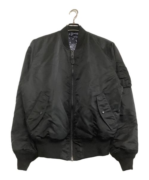 ALPHA（アルファ）ALPHA (アルファ) リバーシブルジャケット　ペイズリー ブラック サイズ:Mの古着・服飾アイテム