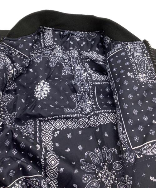 ALPHA（アルファ）ALPHA (アルファ) リバーシブルジャケット　ペイズリー ブラック サイズ:Mの古着・服飾アイテム