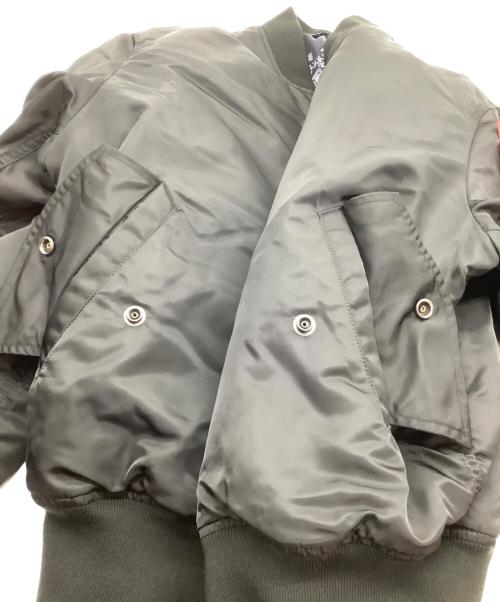 ALPHA（アルファ）ALPHA (アルファ) リバーシブルジャケット　ペイズリー ブラック サイズ:Mの古着・服飾アイテム