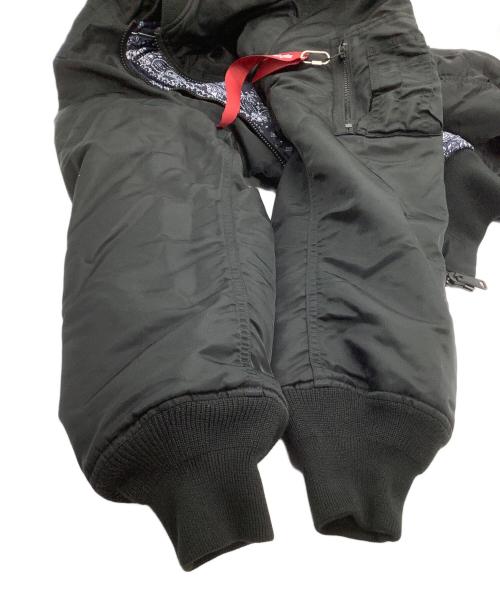 ALPHA（アルファ）ALPHA (アルファ) リバーシブルジャケット　ペイズリー ブラック サイズ:Mの古着・服飾アイテム