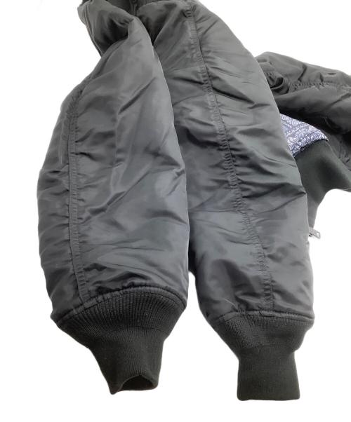 ALPHA（アルファ）ALPHA (アルファ) リバーシブルジャケット　ペイズリー ブラック サイズ:Mの古着・服飾アイテム