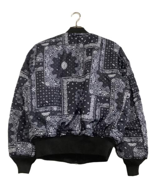 ALPHA（アルファ）ALPHA (アルファ) リバーシブルジャケット　ペイズリー ブラック サイズ:Mの古着・服飾アイテム