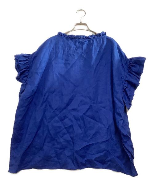 house of lotus（ハウスオブロータス）HOUSE OF LOTUS (ハウスオブロータス) ノースリーブブラウス ブルー サイズ:Mの古着・服飾アイテム