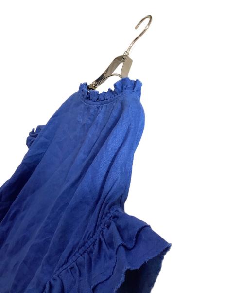 house of lotus（ハウスオブロータス）HOUSE OF LOTUS (ハウスオブロータス) ノースリーブブラウス ブルー サイズ:Mの古着・服飾アイテム