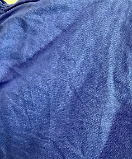 house of lotus（ハウスオブロータス）HOUSE OF LOTUS (ハウスオブロータス) ノースリーブブラウス ブルー サイズ:Mの古着・服飾アイテム