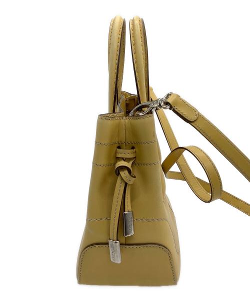 TOD'S（トッズ）TOD'S (トッズ) 2WAYバッグ イエローの古着・服飾アイテム