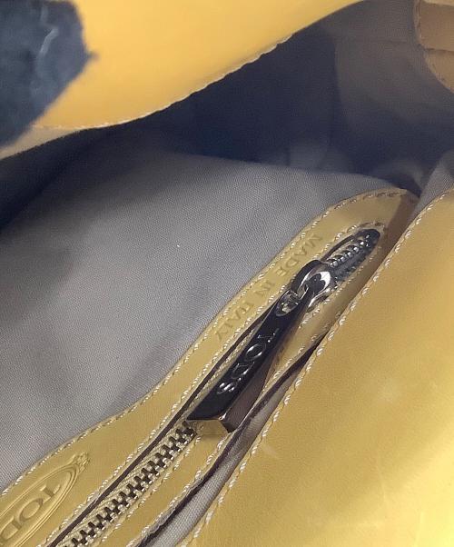 TOD'S（トッズ）TOD'S (トッズ) 2WAYバッグ イエローの古着・服飾アイテム