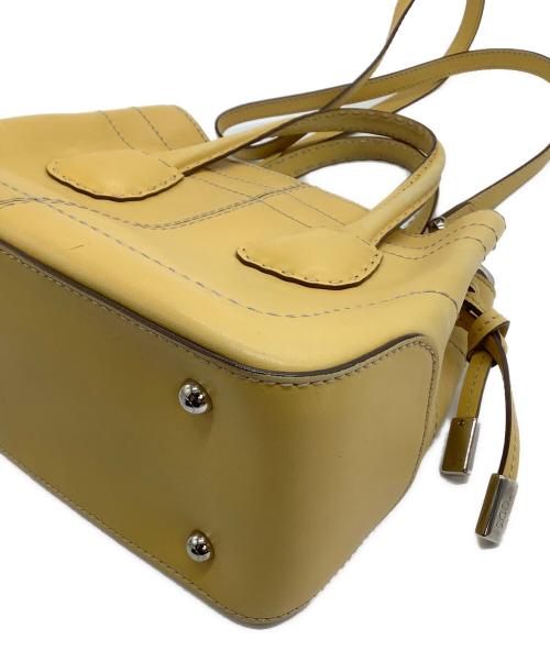 TOD'S（トッズ）TOD'S (トッズ) 2WAYバッグ イエローの古着・服飾アイテム