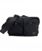 PORTERポーター）の古着「ウエストバッグ　タンカー」｜ブラック