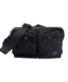 PORTER（ポーター）の古着「ウエストバッグ　タンカー」｜ブラック