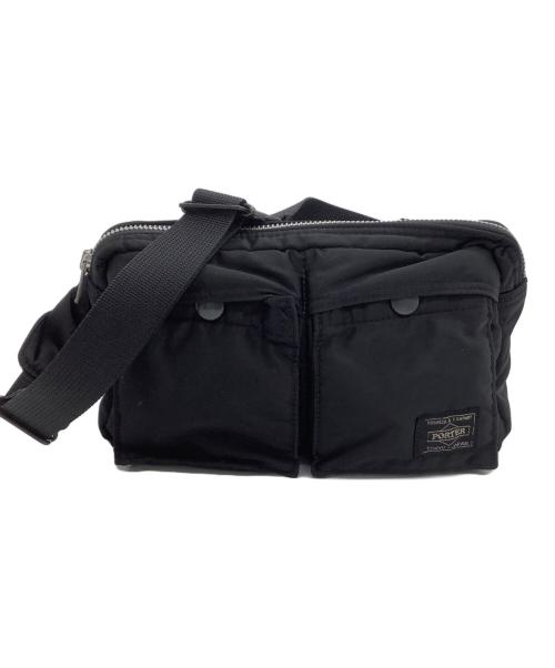 PORTER（ポーター）PORTER (ポーター) ウエストバッグ　タンカー ブラックの古着・服飾アイテム