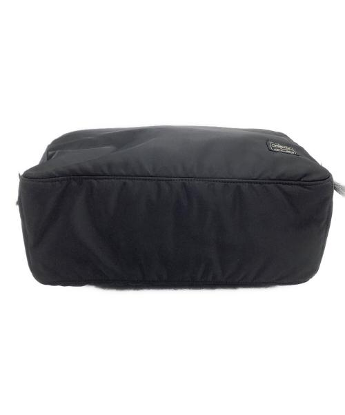 PORTER（ポーター）PORTER (ポーター) ナイロントートバッグ　クリーム ブラックの古着・服飾アイテム