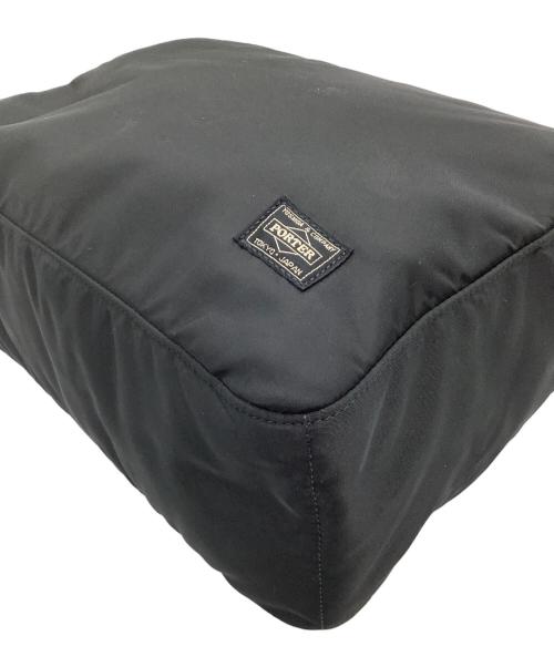 PORTER（ポーター）PORTER (ポーター) ナイロントートバッグ　クリーム ブラックの古着・服飾アイテム