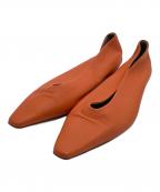 BOTTEGA VENETAボッテガベネタ）の古着「パンプス」｜オレンジ