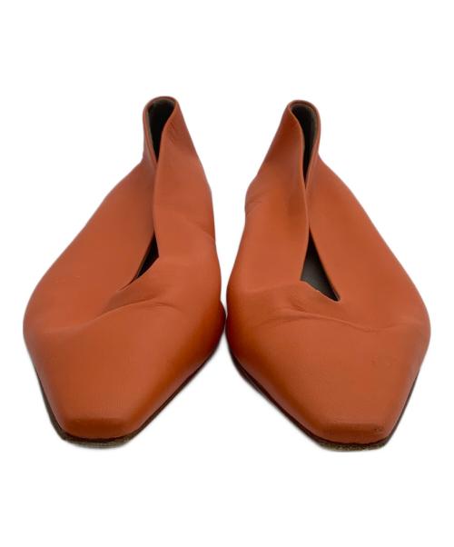 BOTTEGA VENETA（ボッテガベネタ）BOTTEGA VENETA (ボッテガベネタ) パンプス オレンジ サイズ:40の古着・服飾アイテム