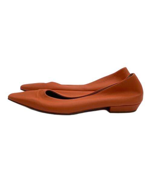 BOTTEGA VENETA（ボッテガベネタ）BOTTEGA VENETA (ボッテガベネタ) パンプス オレンジ サイズ:40の古着・服飾アイテム