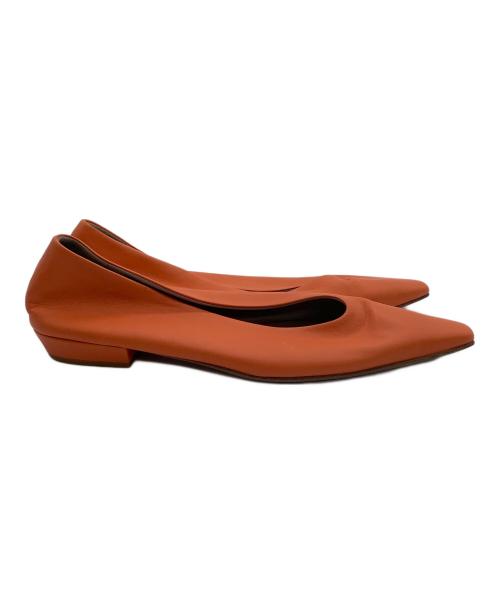 BOTTEGA VENETA（ボッテガベネタ）BOTTEGA VENETA (ボッテガベネタ) パンプス オレンジ サイズ:40の古着・服飾アイテム