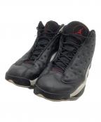 NIKEナイキ）の古着「ハイカットスニーカー　AIR JORDAN 13 RETRO」｜ブラック