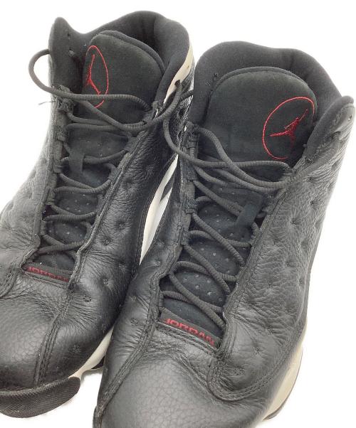 NIKE（ナイキ）NIKE (ナイキ) ハイカットスニーカー　AIR JORDAN 13 RETRO ブラック サイズ:29の古着・服飾アイテム