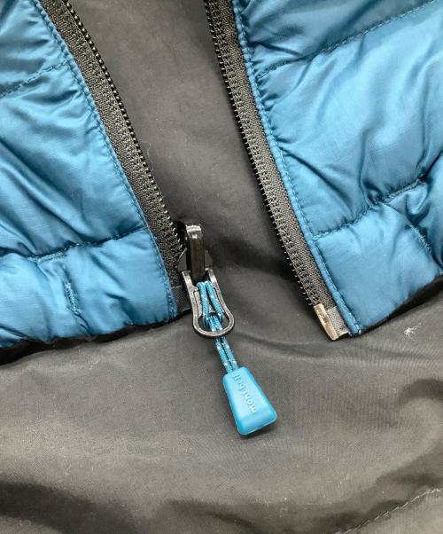 mont-bell（モンベル）mont-bell (モンベル) リバーシブルダウンジャケット ブルー×ブラック サイズ:Sの古着・服飾アイテム