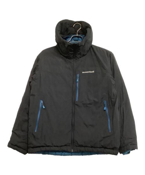 mont-bell（モンベル）mont-bell (モンベル) リバーシブルダウンジャケット ブルー×ブラック サイズ:Sの古着・服飾アイテム