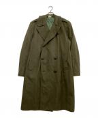 ミリタリーミリタリー）の古着「チェスターコート　OVER COAT MAN'S WOOL SERGE」｜グリーン