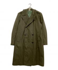 ミリタリー（ミリタリー）の古着「チェスターコート　OVER COAT MAN'S WOOL SERGE」｜グリーン