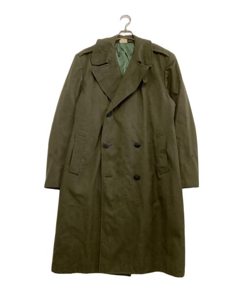 ミリタリー（ミリタリー）ミリタリー (ミリタリー) チェスターコート　OVER COAT MAN'S WOOL SERGE グリーン サイズ:表記なしの古着・服飾アイテム
