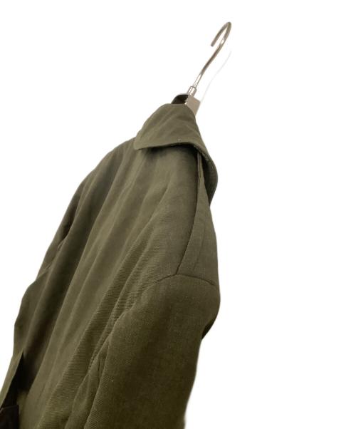 ミリタリー（ミリタリー）ミリタリー (ミリタリー) チェスターコート　OVER COAT MAN'S WOOL SERGE グリーン サイズ:表記なしの古着・服飾アイテム