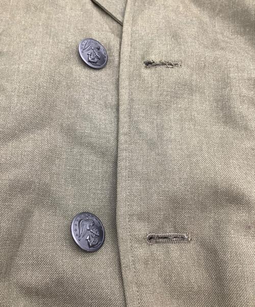 ミリタリー（ミリタリー）ミリタリー (ミリタリー) チェスターコート　OVER COAT MAN'S WOOL SERGE グリーン サイズ:表記なしの古着・服飾アイテム