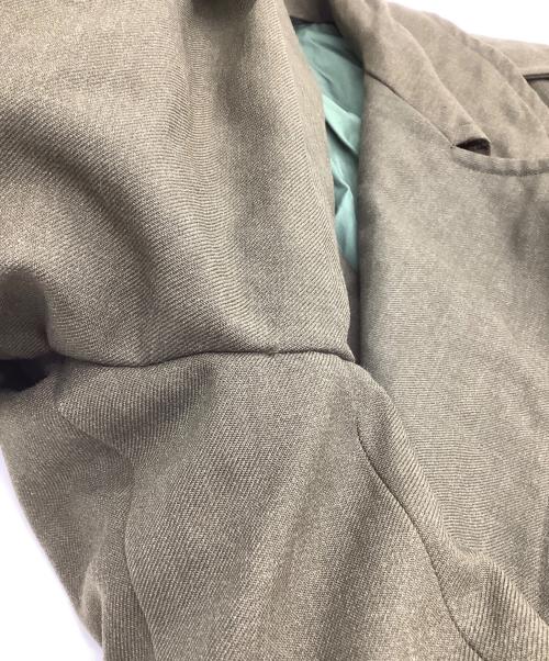 ミリタリー（ミリタリー）ミリタリー (ミリタリー) チェスターコート　OVER COAT MAN'S WOOL SERGE グリーン サイズ:表記なしの古着・服飾アイテム