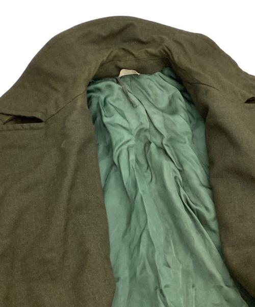 ミリタリー（ミリタリー）ミリタリー (ミリタリー) チェスターコート　OVER COAT MAN'S WOOL SERGE グリーン サイズ:表記なしの古着・服飾アイテム