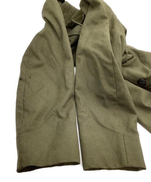 ミリタリー（ミリタリー）ミリタリー (ミリタリー) チェスターコート　OVER COAT MAN'S WOOL SERGE グリーン サイズ:表記なしの古着・服飾アイテム