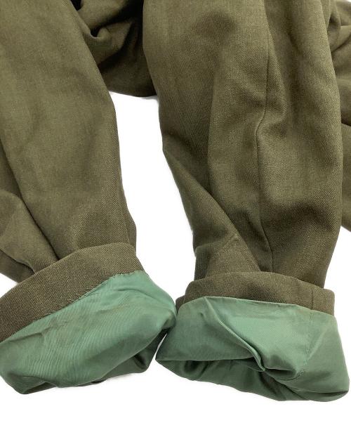 ミリタリー（ミリタリー）ミリタリー (ミリタリー) チェスターコート　OVER COAT MAN'S WOOL SERGE グリーン サイズ:表記なしの古着・服飾アイテム