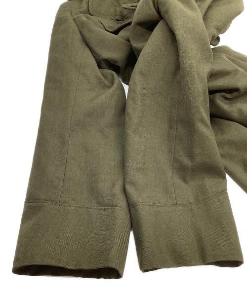 ミリタリー（ミリタリー）ミリタリー (ミリタリー) チェスターコート　OVER COAT MAN'S WOOL SERGE グリーン サイズ:表記なしの古着・服飾アイテム