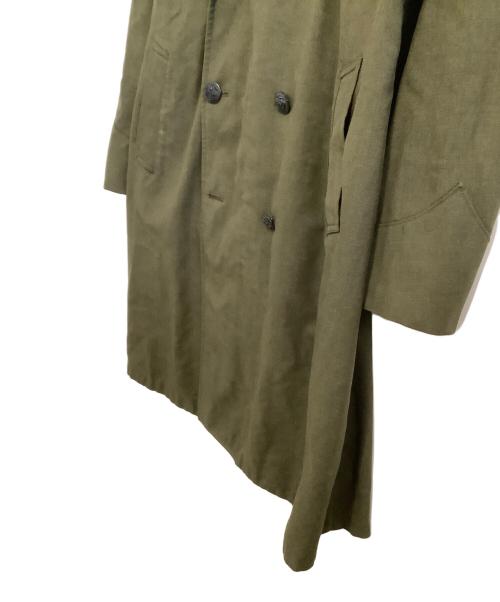 ミリタリー（ミリタリー）ミリタリー (ミリタリー) チェスターコート　OVER COAT MAN'S WOOL SERGE グリーン サイズ:表記なしの古着・服飾アイテム