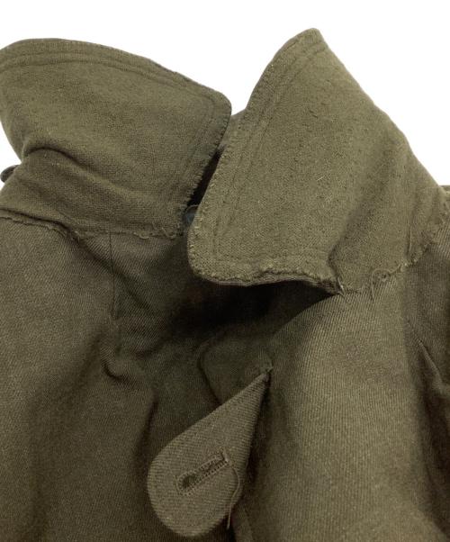 ミリタリー（ミリタリー）ミリタリー (ミリタリー) チェスターコート　OVER COAT MAN'S WOOL SERGE グリーン サイズ:表記なしの古着・服飾アイテム
