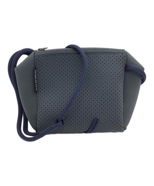 STATE OF ESCAPE（ステイトオブエスケープ）STATE OF ESCAPE (ステイトオブエスケープ) ショルダーバッグ　フェスティバルミニ グレー×ネイビーの古着・服飾アイテム