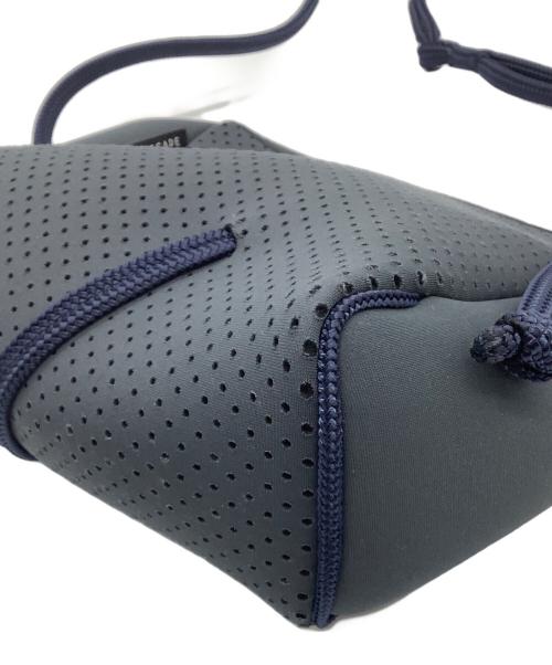 STATE OF ESCAPE（ステイトオブエスケープ）STATE OF ESCAPE (ステイトオブエスケープ) ショルダーバッグ　フェスティバルミニ グレー×ネイビーの古着・服飾アイテム