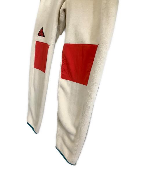 NIKE ACG（ナイキエーシージー）NIKE ACG (ナイキエーシージー) フリースパンツ アイボリー サイズ:XSの古着・服飾アイテム