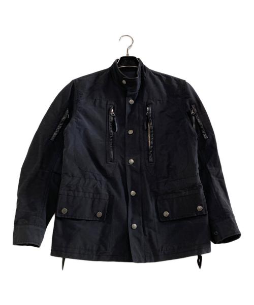 Max Fritz（マックスフリッツ(9)）Max Fritz (マックスフリッツ(9)) スタンドカラージャケット ブラック サイズ:46の古着・服飾アイテム