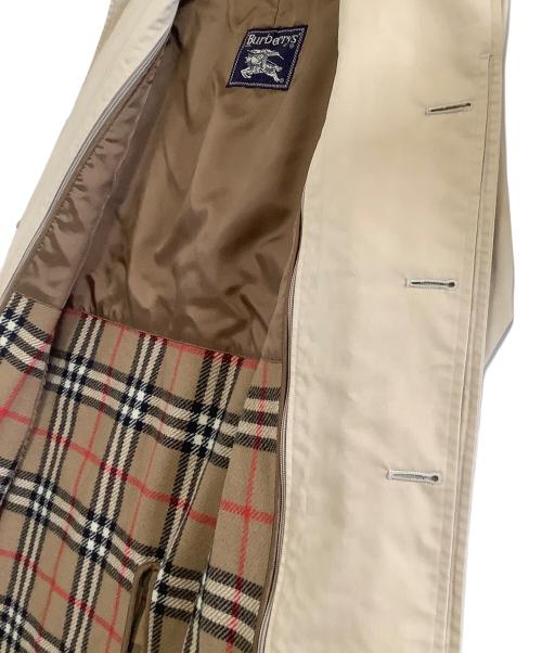 Burberry's（バーバリー）Burberry's (バーバリー) ライナー付ステンカラーコート　C-TK83　裏地ノバチェック　 ベージュ サイズ:Sの古着・服飾アイテム