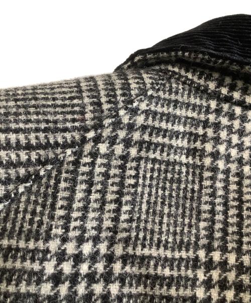 Barbour（バブアー）Barbour (バブアー) ジップジャケット　BEAUFORT　グレンチェック 裏地ペイズリー ブラック×ホワイト サイズ:38の古着・服飾アイテム