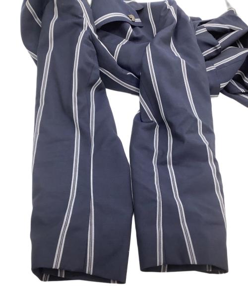 GABRIELE PASINI（ガブリエレパジーニ）GABRIELE PASINI (ガブリエレパジーニ) セットアップ ストライプ ネイビー×ホワイト サイズ:52の古着・服飾アイテム