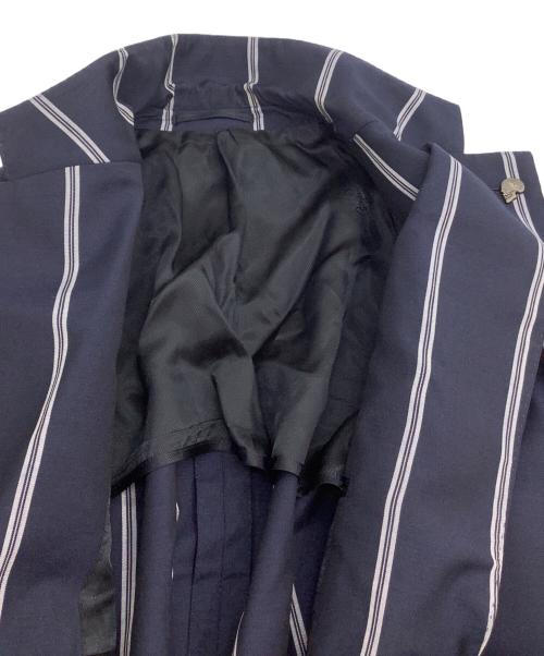 GABRIELE PASINI（ガブリエレパジーニ）GABRIELE PASINI (ガブリエレパジーニ) セットアップ ストライプ ネイビー×ホワイト サイズ:52の古着・服飾アイテム