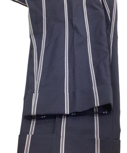 GABRIELE PASINI（ガブリエレパジーニ）GABRIELE PASINI (ガブリエレパジーニ) セットアップ ストライプ ネイビー×ホワイト サイズ:52の古着・服飾アイテム