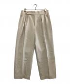 Tangentタンジェント）の古着「パンツ　HENRY / ヘンリー TAN02° ウールツイル」｜ベージュ
